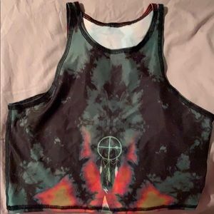 TEEKI cropped tank size small